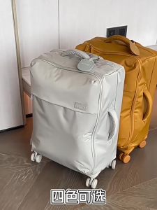 ✨SG【STOCK】Macarons lightweight hard luggage Airway waterproof Oxford cloth luggage box luggage size 360 ° silent wheels