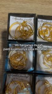 Set Bayi Tiga Bulanan Tigang Sasih Alpaka Xuping Gold Titanium Bali Gelang Model Terbaru