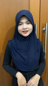 Jilbab Instan Khimar Pet Isaura Kancing Jersey - Kerudung Muslim Wanita Terbaru / Hijab Instan Jersey Premium