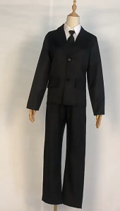 Dazai Cosplay Kostum Hitam TrenchJaket Celana perban Osamu Pakaian Kostum Halloween Untuk Comic Con