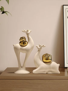 New Chinese Style Ceramic Figurine Deer