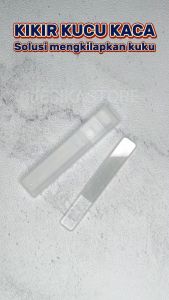 Kikir Kuku Bening Kaca Nano Akrilik: Alat Kecantikan Manicure & Nail Art