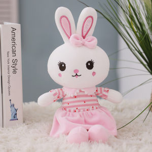Đồ Chơi Búp Bê Thỏ Vải Lớn Dễ Thương Cho Bé Gái Đồ Chơi Mềm Mại Cho Trẻ Em Đồ Chơi Búp Bê Thỏ Trắng Cỡ Lớn Đệm Hông Mềm Mại
