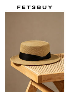 Fine Raffia Silk Linen French Style Hat Permeable
