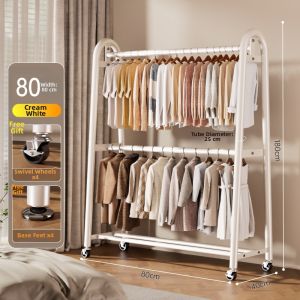 YIXUAN | Double-layer Mobile Clothes Drying Rack