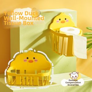 Wall-Mounted Cartoon Tissue Holder