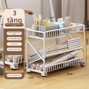 Giá Đọc Sách Di Động Có Bánh Xe