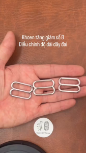 Khoen Tăng Giảm Số 8 Hợp Kim Kẽm – Phụ Kiện Làm Đồ Da Túi Xách Balo Bóp Ví Handmade Xi Mạ Sáng
