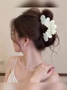 hellocandy | Vintage Amber Acetate Butterfly Hair Clip Stable Hair Accessory