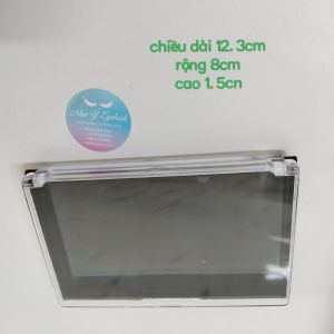 Hộp đựng lông mi hộp đựng nail hộp đựng móng úp hộp đựng mi fan hộp đựng móng giả dụng cụ nối mi dụng cụ trang điểm hộp nhựa đen
