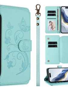 Zipped Wallet Style Phone Case for VIVO S17 S18 S19 S20 S30 V20 V27 V40 V50 X100 Vivo X200 pro Mini Flip Cover Leather Case