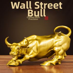 BINYUE | Good Luck Zodiac Copper Bull Figurine