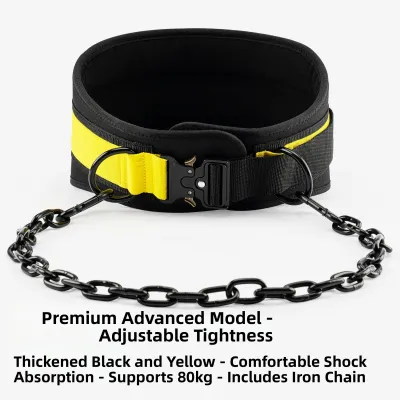 Pull-up and Waist Strengthening Weight Belt Reinforced Chain