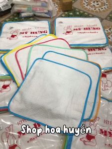 Miếng lót  chống thấm  thay tã cho bé sơ sinh 2 mặt khác nhau loại dày đẹp 30x30cm Combo 10 tấm