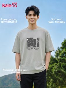 BALENO | American Style Heavy Cotton New Summer Vintage Casual T-Shirt