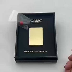 Hộp Quẹt Bật Lửa Xăng Đá Zorro Z27010B Thiết Kế Sang Trọng Độc Đáo - {KHÔNG CÓ SẴN XĂNG/GAS}