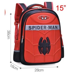 Tas Anak Sekolah Ransel 15" - 16" Besar Spiderman Captain America Murah