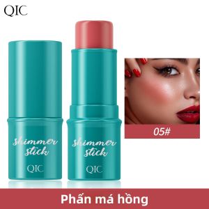 Phấn Tạo Khối Và Làm Sáng Da Dạng Thỏi QIC Moisturizing Silky 3D Contour Stick Màu Tự Nhiên Lì Kích Thước Đầy Đủ Dùng Cho Trang Điểm Tạo Khối Mũi