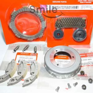 Paket Kopling Honda Revo Lama & Supra Fit New Lama: X Revo 100 Legenda Kompas Gandaa Mangkok Rantai Set