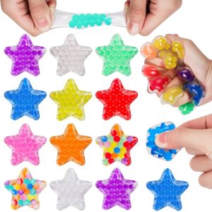 15PCS Sensory Stress Balls Five Pointed Star Grape Ball Fidget Toys Adults Kids Pentagram Squeeze Ball Sensory Toys Party Favors