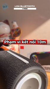 Loa Bluetooth Không Dây P PRO 6 - Thiết Kế Gọn Nhẹ - Âm Thanh Sống Động  Bass Mạnh Mẽ  Có Đèn Led Nháy  Hỗ trợ Thẻ Nhớ  USB - bảo Hành Lỗi 1 Đổi 1
