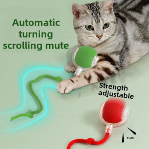 Automatic Rolling Ball for Cats & Dogs: Interactive Fun & Durable Design