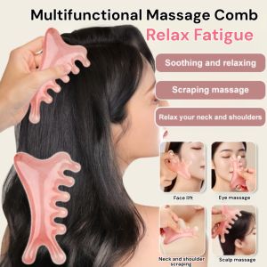 Massage Hairbrush Scalp Comb Whole Body Available Eye Lifting Firming Mass Comb Healthy and Odorless