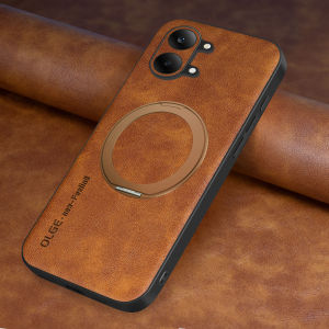 szhaiyu | Magnetic Ring Stand Retro Leather Phone Case for Xiaomi Poco X8 Pro Max X7 F8 Ultra Wireless Charging Shockproof Protect Cover