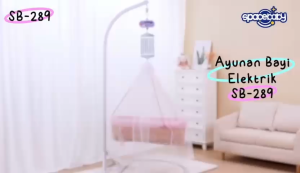 Mesin Ayunan Bayi Elektrik Listrik SPACEBABY Electric Baby Cradle