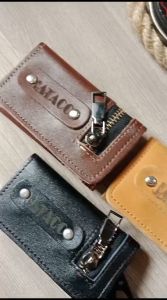 GANTUNGAN KUNCI mobil dan motor Dengan Resleting Wrangler / Produsen Dompet Stnk Kulit Asli