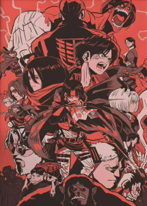 KAYOU | Bộ Tranh Sơn Dầu Theo Số Theo Phong Cách Tối Màu Attack On Titan Trên Vải Bố - Tranh Trang Trí Không Khung Cho Phòng Khách Phòng Ngủ Quà Tặng Thủ Công