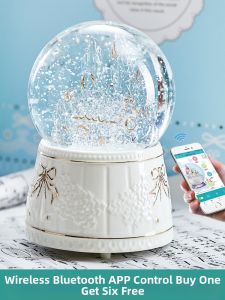 Times Baby | Snow Globe Carousel Bluetooth Speaker Music Box