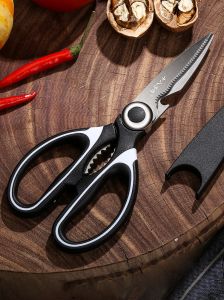 SHI BA ZI ZUO | Home Use Stainless Steel Multi-functional Kitchen Scissors
