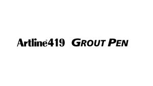 Artline Grout Marker Pen - Medium Point 2.0mm - 4.0mm | Chisel Style | Waterproof Fadeproof | for Restoring Grout Lines