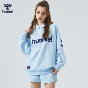 Hummel Sportswear Casual Style Womens Two-Piece Set Spring Autumn Hoodie Shorts Versatile Comfortable round Neck Sweatshirt