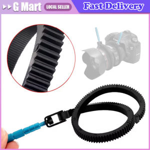 New Metal Grip Follow Focus Gear Ring Focusing Belt Holder for Canon Nikon Camera Lens DSLR Rig Camcorder