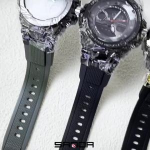 Sanda | Fashion Sanda 3363 Top Brand Men Junior High School Student Silicon Military Sports Cool Multifunctional Electronic Quartz Watch