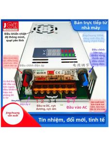 Nguồn Điện Sạc Hiển Thị Số Có Điều Chỉnh Điện Áp Dòng Điện 500W