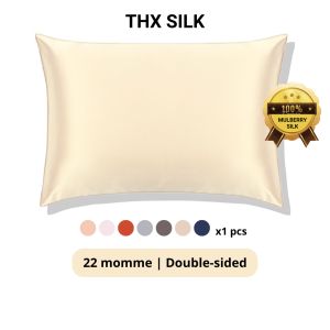 THX Silk 100% Mulberry Silk Pillowcase Double Sided 22 momme 桑蚕丝枕套