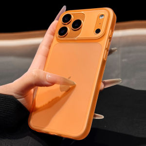 เคสโทรศัพท์สำหรับ iPhone 17 Pro Max แบบบางเฉียบด้าน โปร่งแสง สำหรับ iPhone Air 14 15 Plus 13 12 11 16 17 Pro Max  วัสดุ PC