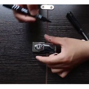 Ổ Khóa Ngăn Kéo Tủ Chống Trộm Không Cần Khoan Tiện Dụng-NIEVE