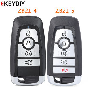 1 Piece KEYDIY ZB21-4 ZB21-5 ZB21 Universal KD Smart Remote Key ZB Series for KD-MAX KD-X2 for Ford Fit More than 2000 Models