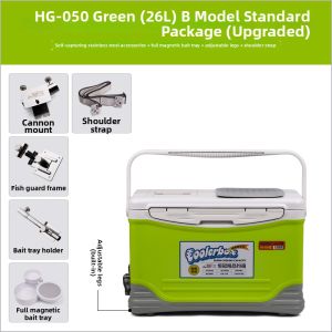 HENG GUAN | Lightweight Compact Multifunctional Fishing Box 20L