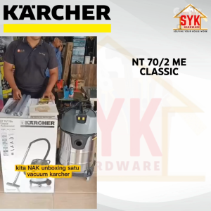 SYK KARCHER NT70/2 ME CLASSIC 16672250 2300W 70L Electric Wet Dry Vacuum Cleaner Home Appliance Corded Vacuum FREE GIFT