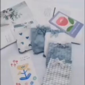 [MY Ready Stock] Women/Student Ribbon Lace Panties Spender Underwear Breathable Seamless Underwear Panty (Grid Heart Series)