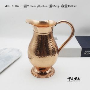 Southeast Asian Style Brass Dining Utensils Zha Hu Water Pot Copper Art Soft Decoration for Restaurant Bar Cafe Handmade Metal