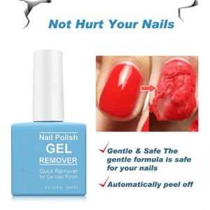15ml Magic Fast Nail Gel Polish Remover Clean UV Soak Off Semi Permanent Varnish Nail Art Removal Tools Manicure