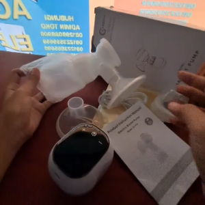 H58 Menggunakan botol berbahan Food Grade PP BPA FREE. USB C BOTOL MESIN POMPA SUSU PUMP WEARABLE Kantong Asi ORI 100% host machine milk pollution Silent reflow breastfeeding mothers MENYUSUI BAYI BABY BALITA MEMOMPA PENYEDOT MENYEDOT CAS TYPE C BATERRY C