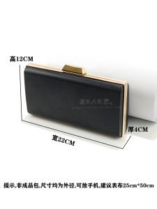 กล่องเหลี่ยมขนาดใหญ่ 22 ซม. ทำมือ DIY ชุดอุปกรณ์กระเป๋าใบหน้าสีทองอ่อน หัวเหลี่ยม แผ่นดินใหญ่จีน ชุดอุปกรณ์เย็บผ้า