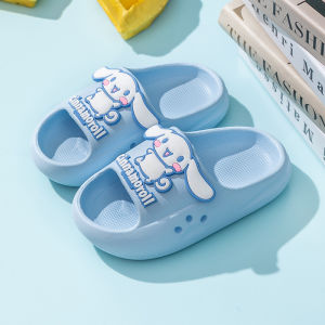 Sanrio Boys Girls Indoor Slides Childrens Kuromi Melody Anima Slippers Anti-slip Wear-resistant Toe Protection Sandals Summer